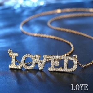 Luxury super shiny eternal love necklace